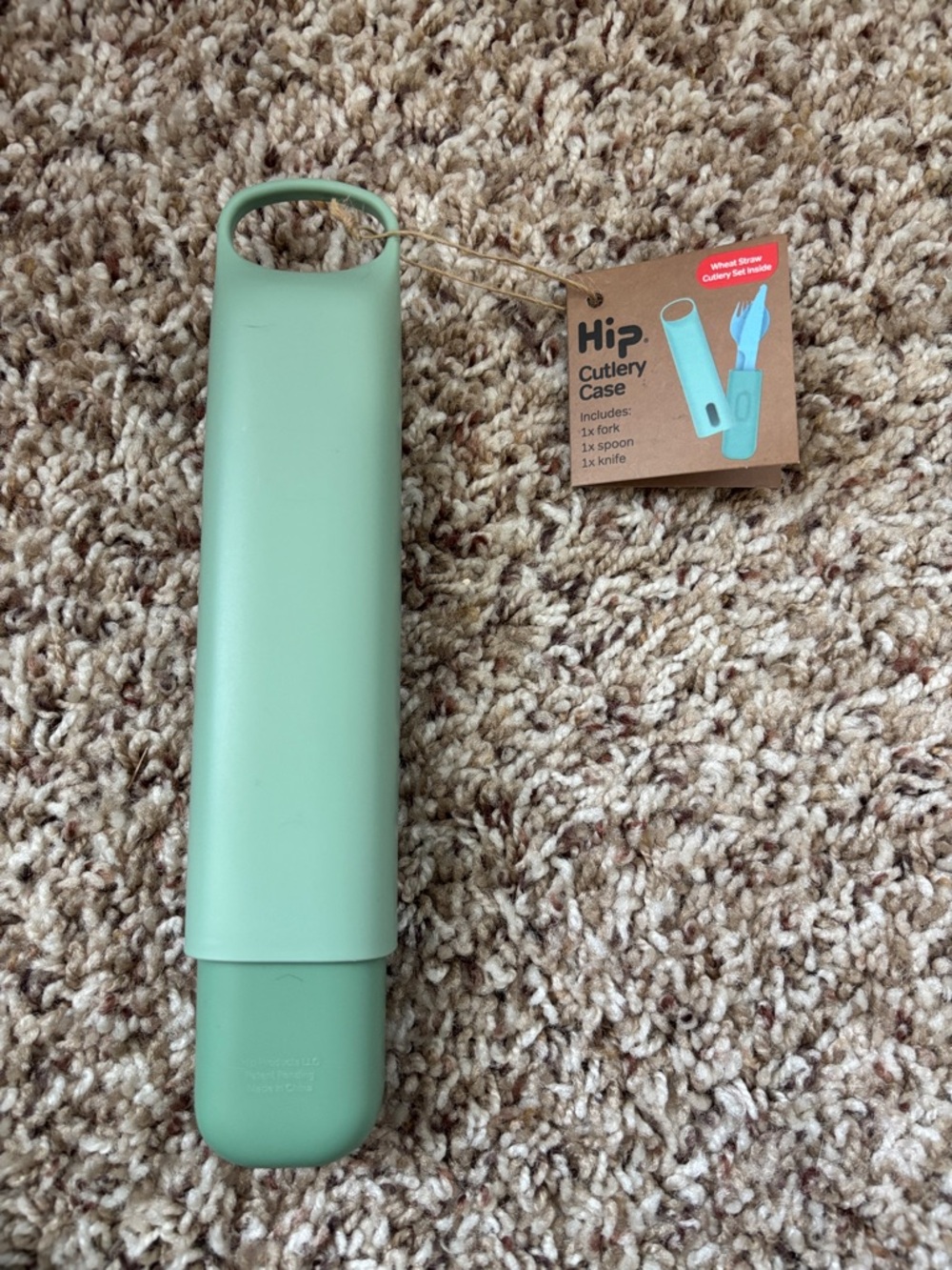 h.i.p. Portable Cutlery Set in Sage Green